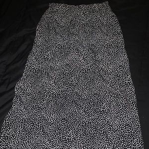 Polka Dot Midi Skirt